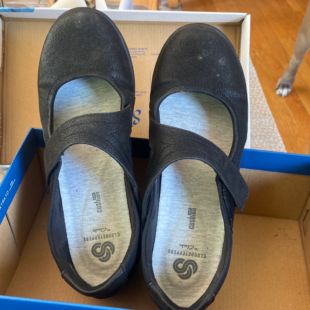 Clarks Cloudstwppers Black 8.5